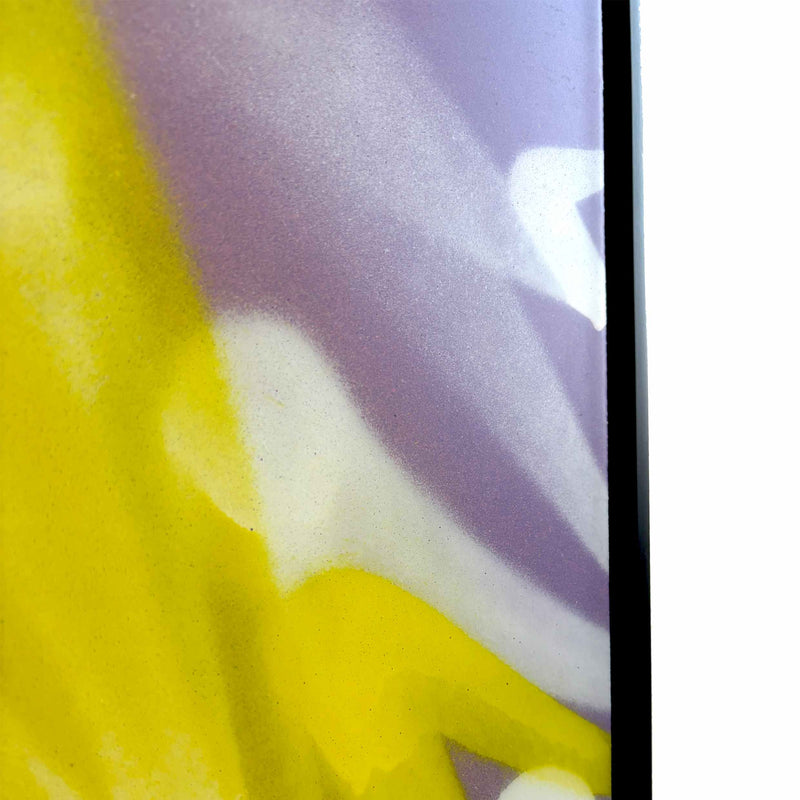 Detail der matten Versiegelung und Farbstruktur von Art Attack.